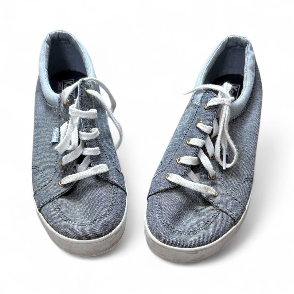 Keds Blue Denim Canvas Sneakers